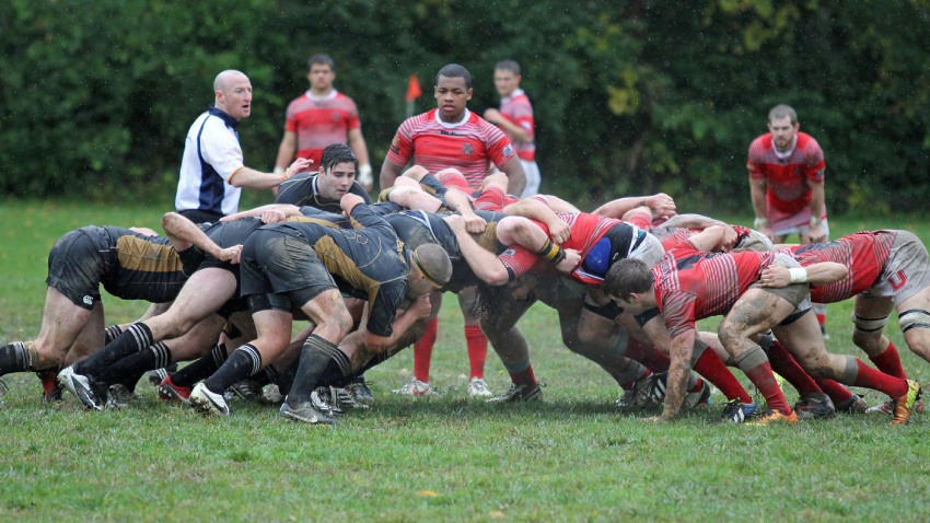 Men's Rugby Scrum